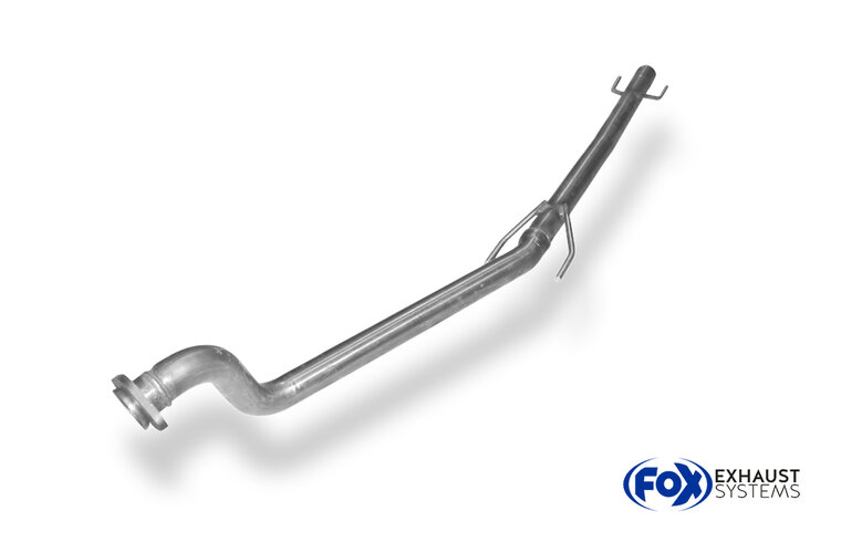 Fox Sportuitlaat Vervangingspijp voor de voordemper van de Opel Astra G