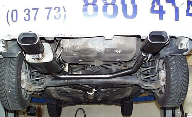 Fox Sportuitlaat Opel Astra G Caravan achterdemper, rechter/linker uitlaat - 135x80 type 53 rechts/links