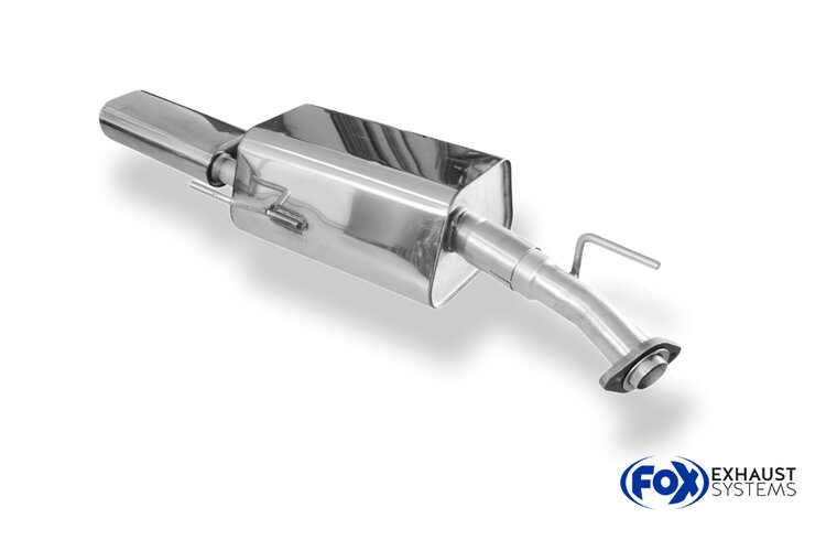 Fox Sportuitlaat Opel Astra G Sedan Achterdemper &Oslash;60mm - 135x80 Type 53