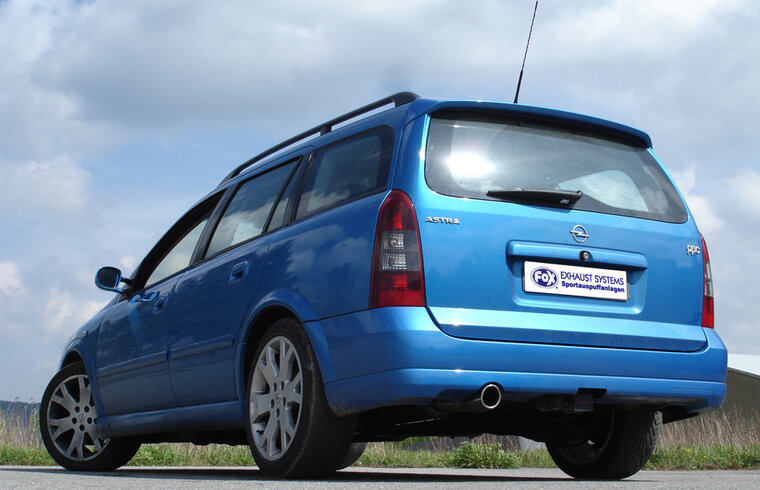 Fox Sportuitlaat Opel Astra G OPC Caravan achterdemper - 1x90 Type 17