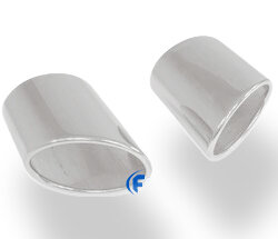 Fox Sportuitlaat Opel Astra J Sedan Half Uitlaatsysteem vanaf de katalysator, dwarsuitlaat rechts/links - 160x90 Type 38 Rechts/Links