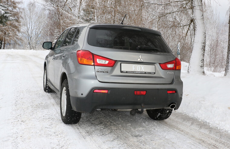 Fox Sportuitlaat Mitsubishi ASX voorwielaandrijving - Type GAO uitlaatdemper, rechter uitlaat - 129x106 Type 44