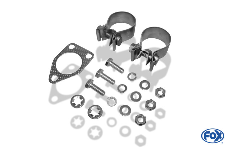 Fox Sportuitlaat Mitsubishi ASX 4x4 - Type GAO Achterdemper Rechter Uitlaat - 129x106 Type 44