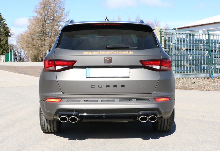 Fox Sportuitlaat Cupra Ateca/ Seat Ateca Cupra 4x4 - 5FP Half uitlaatsysteem vanaf katalysator - 2x106x71 Type 44 rechts/links - met 2 elektronische kleppen