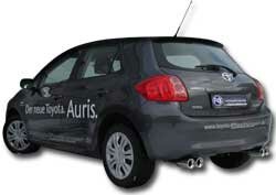 Fox Sportuitlaat Toyota Auris Benzine Achterdemper Rechts/Links - 2x90 Type 13 Rechts/Links