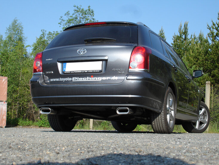 Fox Sportuitlaat Toyota Avensis T25 Benzine - Combi Achterdemper rechts/links - 160x80 Type 53 rechts/links