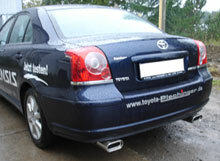 Fox Sportuitlaat Toyota Avensis T25 Benzine - Sedan Achterdemper rechts/links - 160x80 Type 53 rechts/links