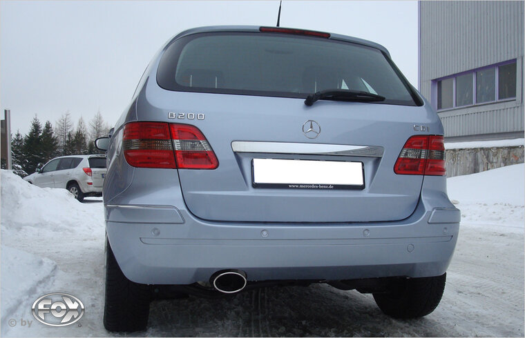 Fox Sportuitlaat Mercedes B-Klasse 245 achterdemper - 140x90 type 32