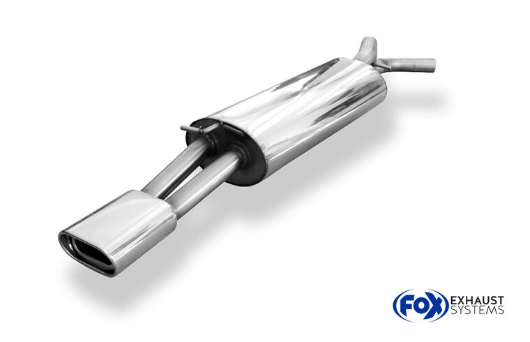 Fox Sportuitlaat VW Bora 1J/ Bora Variant 1J Achterdemper - 135x80 Type 53