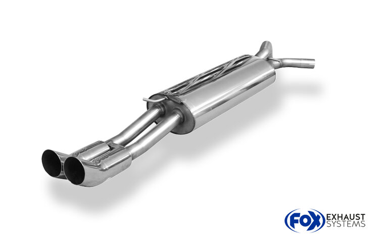 Fox Sportuitlaat VW Bora 1J/ Bora Variant 1J Achterdemper - 2x76 Type 18