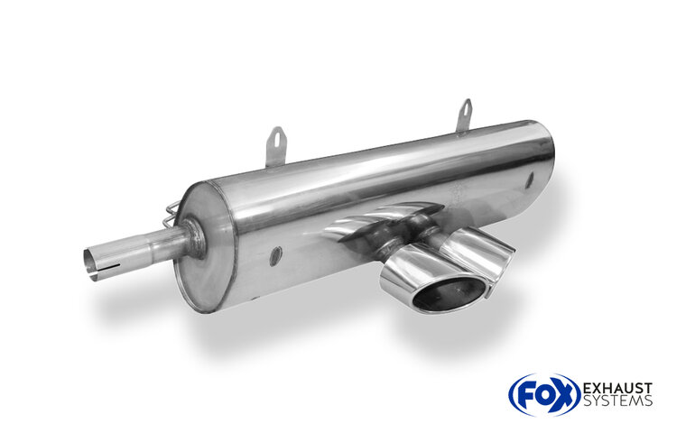 Fox Sportuitlaat Porsche Boxster Type 986 middendemper - 2x115x85 Type 38 middendemper