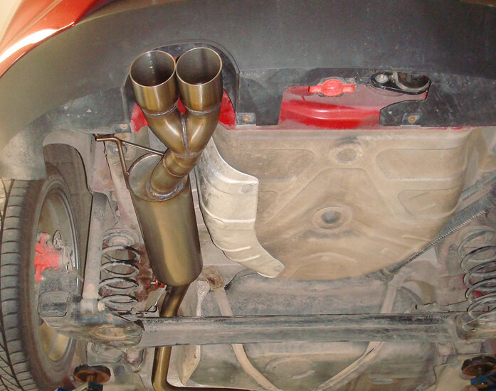 Fox Sportuitlaat Fiat Bravo 198 - Diesel Achterdemper - 2x90 Type 14