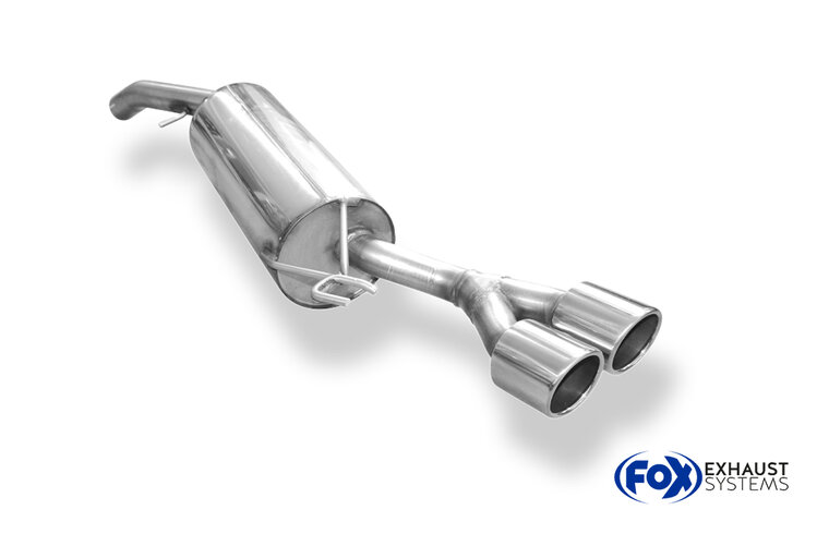 Fox Sportuitlaat Fiat Bravo 198 - Diesel Achterdemper - 2x90 Type 16