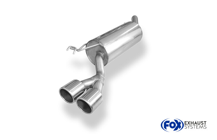 Fox Sportuitlaat Fiat Bravo 198 - Diesel Achterdemper - 2x90 Type 16