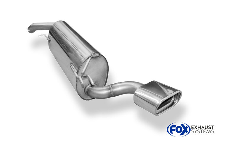Fox Sportuitlaat Fiat Bravo 198 voor modellen met bumperuitsparing, achterdemper - 135x80 type 53
