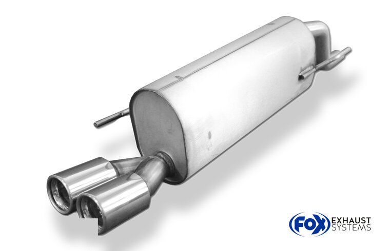 Fox Sportuitlaat Fiat Bravo 198 achterdemper - 2x76 Type 13