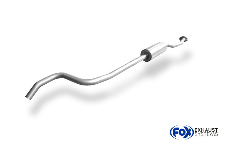 Fox Sportuitlaat Citroen C2 voor de uitlaatdemper C2