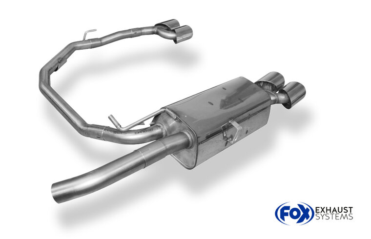 Fox Sportuitlaat Citroen C4 - B7 Achterdemperuitlaat rechts/links - 2x106x71 Type 32 rechts/links