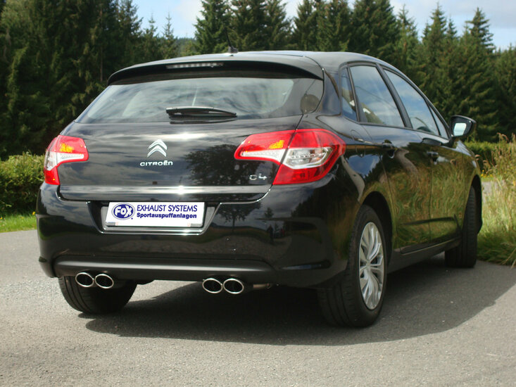 Fox Sportuitlaat Citroen C4 - B7 Achterdemperuitlaat rechts/links - 2x106x71 Type 32 rechts/links