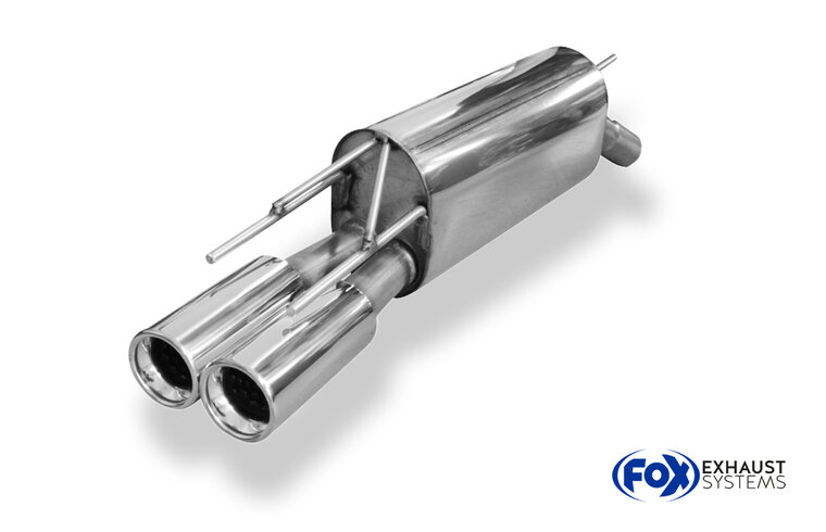 Fox Sportuitlaat Opel Calibra A achterdemper - 2x80 Type 13