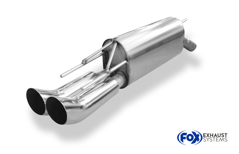Fox Sportuitlaat Opel Calibra A achterdemper - 2x76 Type 18