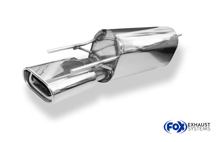 Fox Sportuitlaat Opel Calibra A achterdemper - 135x80 Type 53