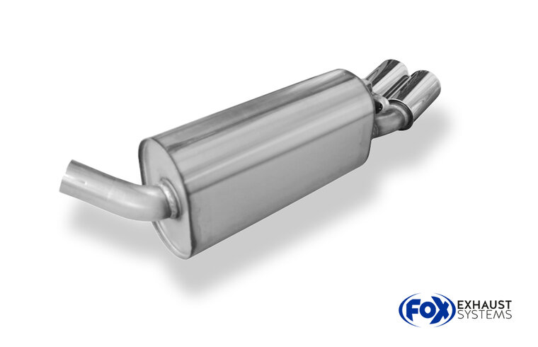 Fox Sportuitlaat Opel Calibra A/ Calibra A 4x4 Achterdemper &Oslash;50mm - 2x80 Type 13