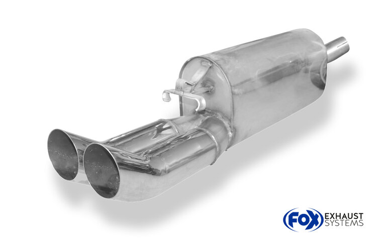 Fox Sportuitlaat Opel Calibra A/ Calibra A 4x4 Achterdemper &Oslash;50mm - 2x76 Type 18
