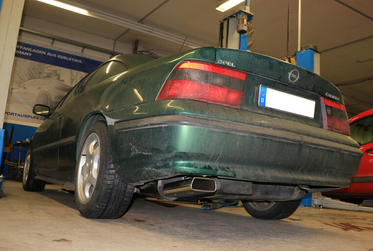 Fox Sportuitlaat Opel Calibra A/ Calibra A 4x4 Achterdemper &Oslash;50mm - 145x65 Type 59