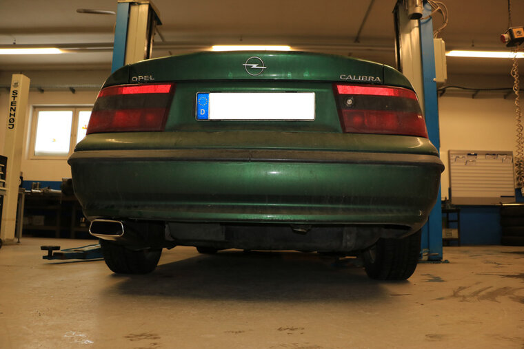 Fox Sportuitlaat Opel Calibra A/ Calibra A 4x4 Achterdemper &Oslash;50mm - 145x65 Type 59