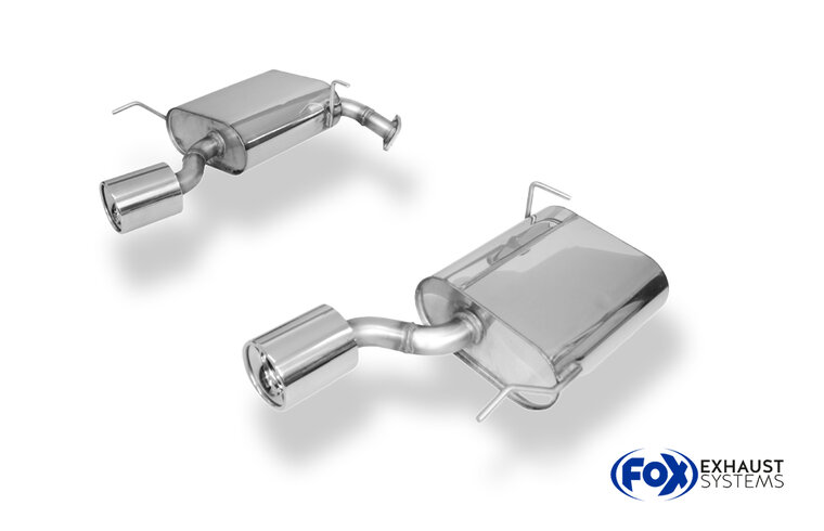 Fox Sportuitlaat Chevrolet Captiva KLAC achterdemper rechts/links - 1x100 type 13 rechts/links