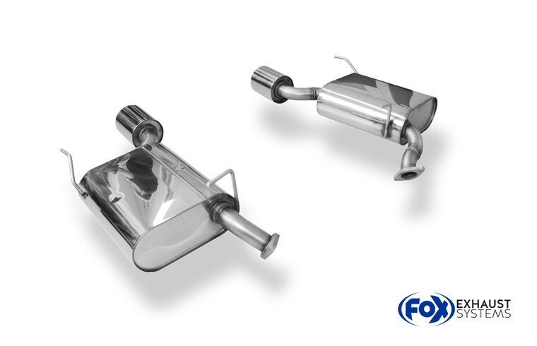 Fox Sportuitlaat Chevrolet Captiva KLAC achterdemper rechts/links - 1x100 type 13 rechts/links