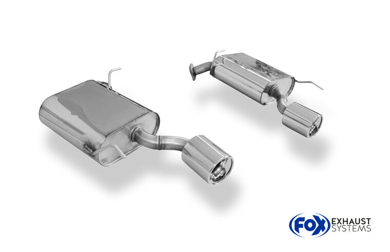 Fox Sportuitlaat Chevrolet Captiva KLAC achterdemper rechts/links - 1x100 type 13 rechts/links