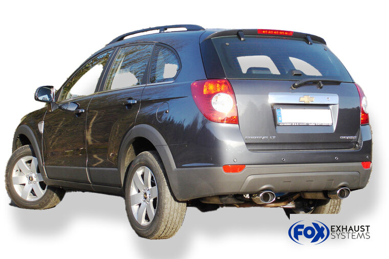Fox Sportuitlaat Chevrolet Captiva KLAC achterdemper rechts/links - 115x85 type 33 rechts/links