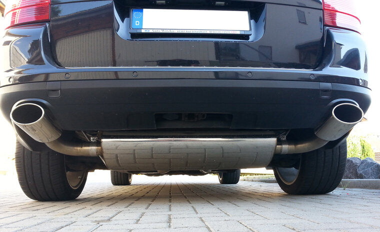 Fox Sportuitlaat Porsche Cayenne achterdemper rechts/links - 140x90 type 32 rechts/links