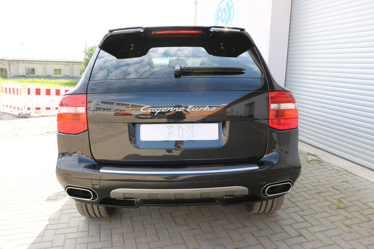 Fox Sportuitlaat Porsche Cayenne 9PA Facelift Achterdemper rechts/links - 220x80 Type 49 rechts/links