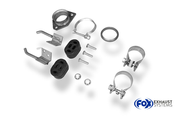 Fox Sportuitlaat Citro&euml;n C-Crosser - Modeljaar vanaf 2006, dwarsgeplaatste achterdemper, uitlaat rechts/links - 135x80 Type 53 rechts/links