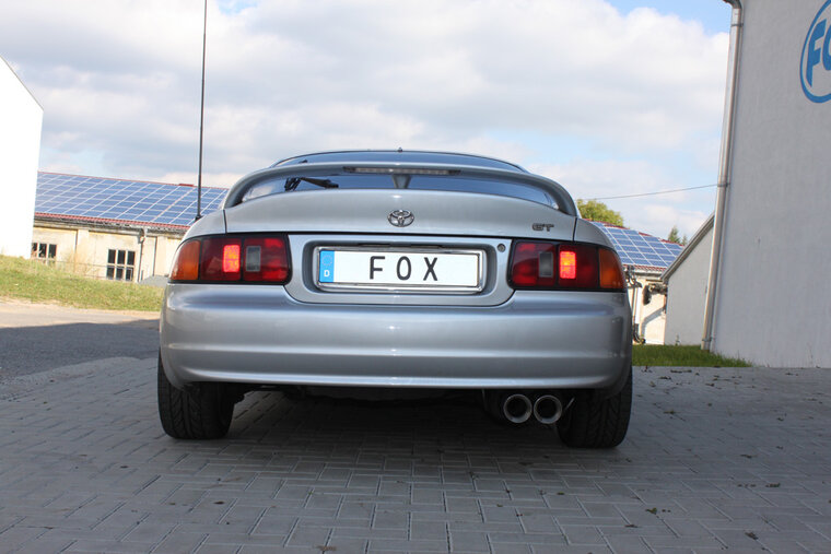 Fox Sportuitlaat Toyota Celica T20 achterdemper - 2x90 type 22