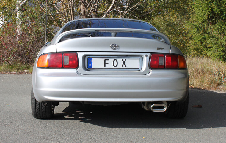 Fox Sportuitlaat Toyota Celica T20 achterdemper - 160x80 Type 53