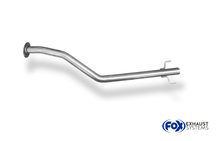 Fox Sportuitlaat Vervangingspijp voor de voordemper van de Toyota Celica T23 - pijpdiameter: 63,5 mm