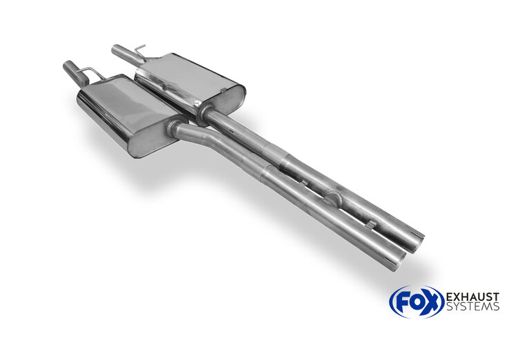 Fox Sportuitlaat Dodge Challenger voordemper rechts/links