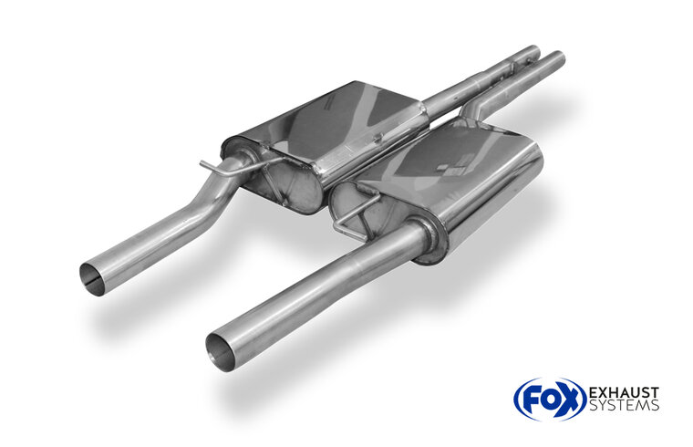 Fox Sportuitlaat Dodge Challenger voordemper rechts/links