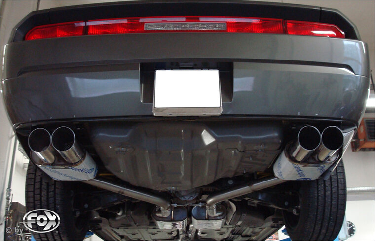 Fox Sportuitlaat Dodge Challenger achterdemper rechts/links - 2x100 type 14 rechts/links