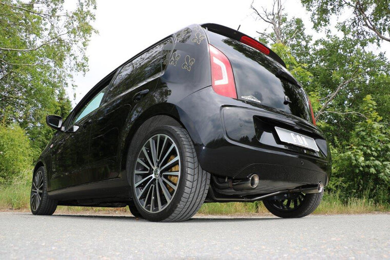 Fox Sportuitlaat Uitlaatsysteem voor Seat Mii/ Skoda Citigo/ VW UP, rechts/links, compatibel met originele of FOX achterdemper - 1x80 type 25 rechts/links