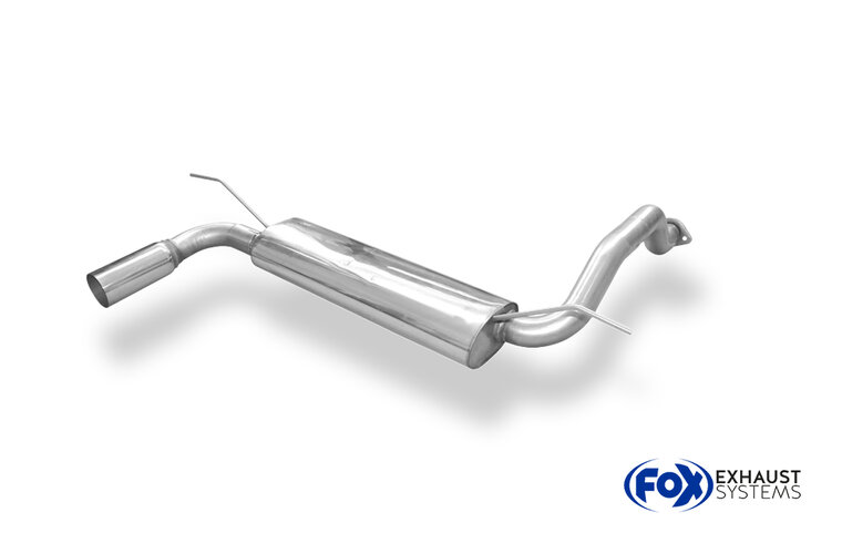 Fox Sportuitlaat Honda Civic 5 dwarsgeplaatste achterdemper - 1x90 type 10