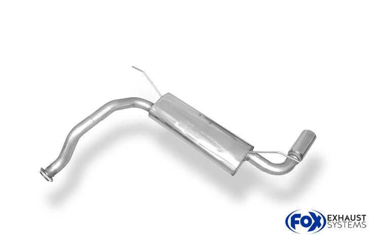 Fox Sportuitlaat Honda Civic 5 dwarsgeplaatste achterdemper - 1x90 type 10