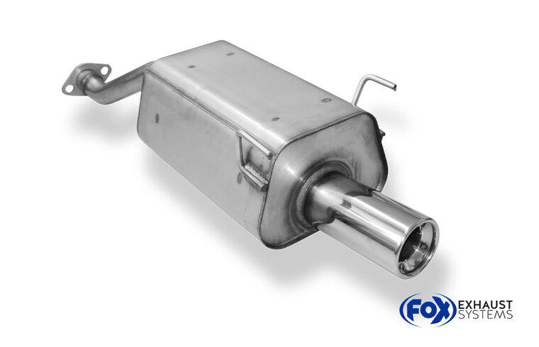 Fox Sportuitlaat Honda Civic VII - 5-deurs achterdemper - 1x90 Type 13