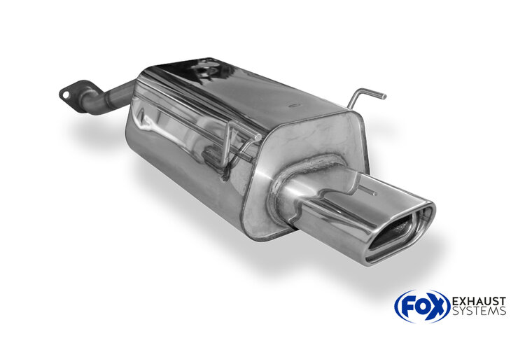 Fox Sportuitlaat Honda Civic VII - 5-deurs achterdemper - 135x85 Type 53
