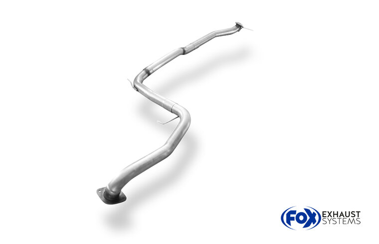 Fox Sportuitlaat Vervangingspijp voor de voordemper van de Honda Civic IX Type R