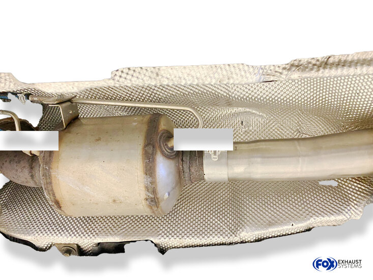 Fox Sportuitlaat Mercedes CLA 220/250 - 117 4-matic OPF voordemper